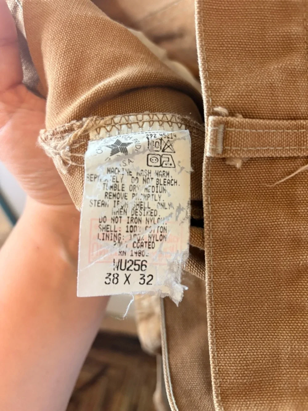 vintage Carhartt Brush Briar Double Knee Hunting Pants - Picture 6 of 7